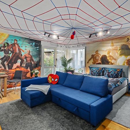 Edler Wohnraum Disney Marvel Studio Mit Balkon, Boxspringbett, Kaffeevollautomat, Lift & Parkplatz Chemnitz Zewnętrze zdjęcie